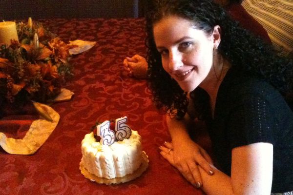 Me and my birthday cake