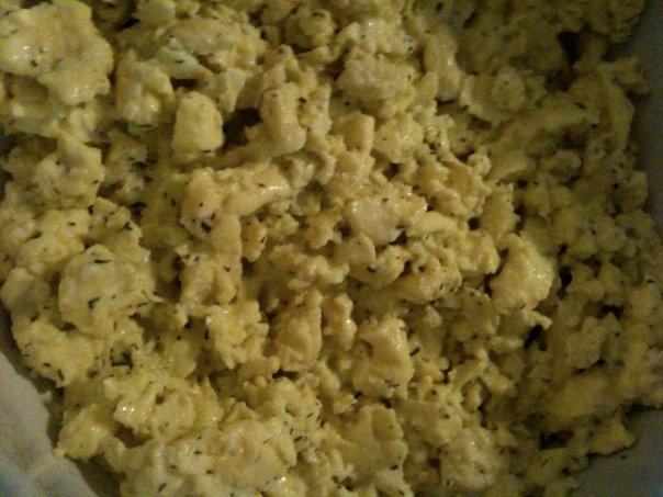 Artichoke-Scrambled Eggs Benedict