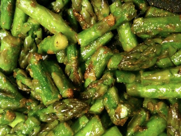 Asparagus with Curry Butter