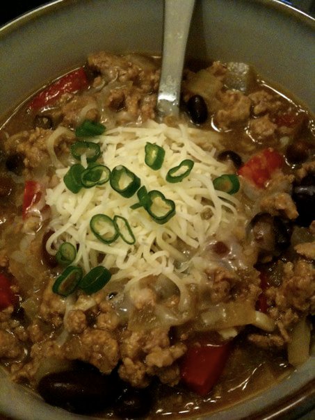 Beef & Bean Chile Verde