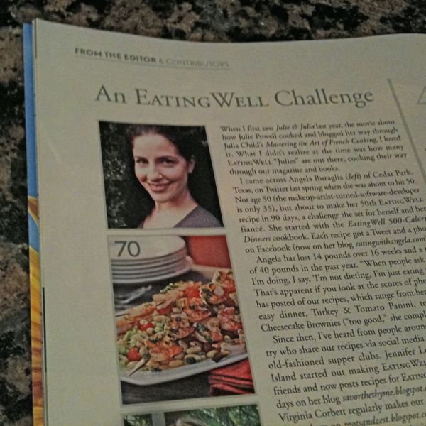 I'm in EatingWell Magazine (August 2010)!