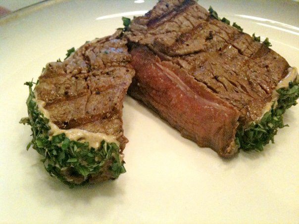 Herb-Coated Filet Mignon