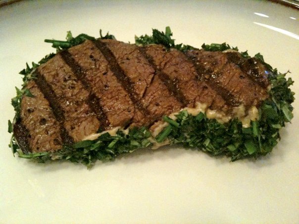 Herb-Coated Filet Mignon