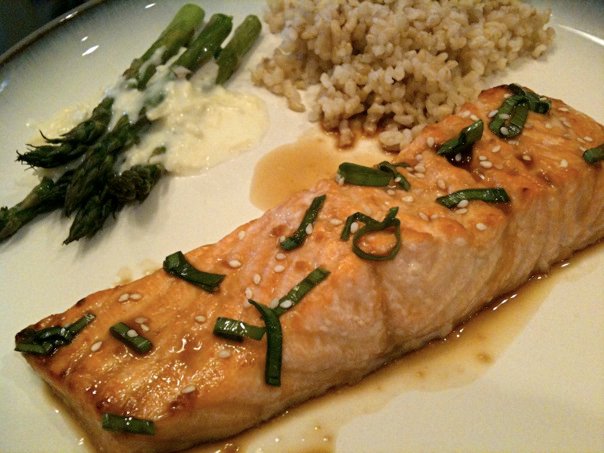 Honey-Soy Broiled Salmon