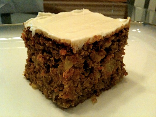 Slice of Pineapple Carrot Cake