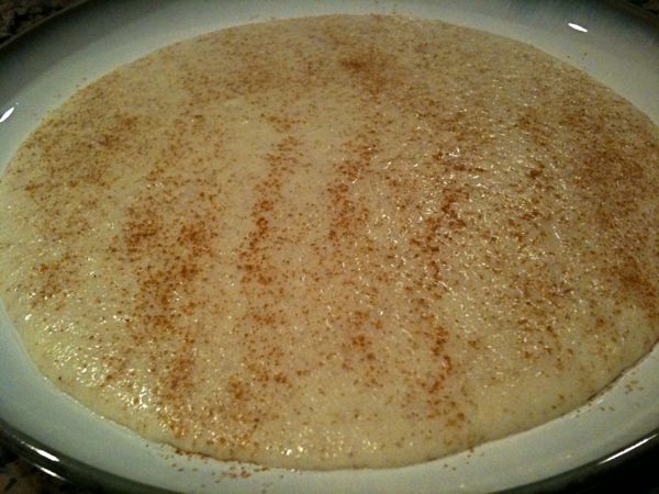 Eggnog Cream of Wheat