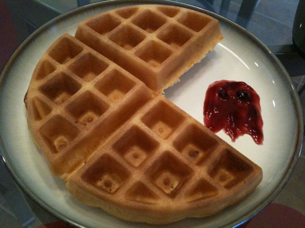 Pac-Man Waffles