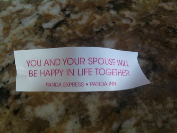 Good Fortune at Panda Express