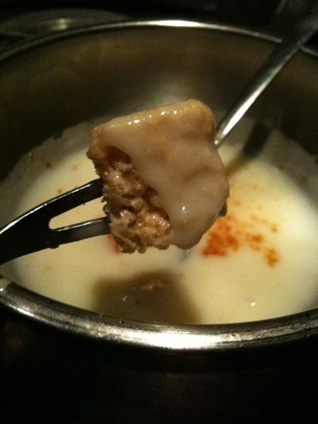 Rice Krispy Treat covered in White Chocolate Creme Brulee