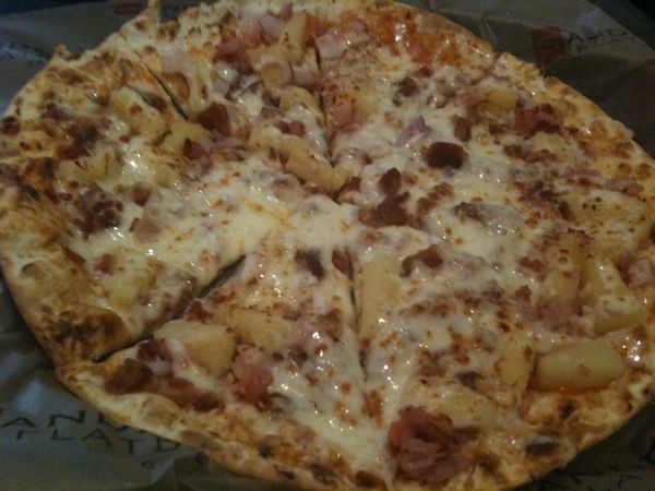 Sandella's Cafe - Aloha Grilled Flatbread & Caesar Salad