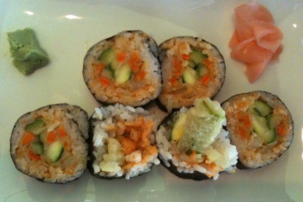 Sushi Zushi for Lunch with Sydney