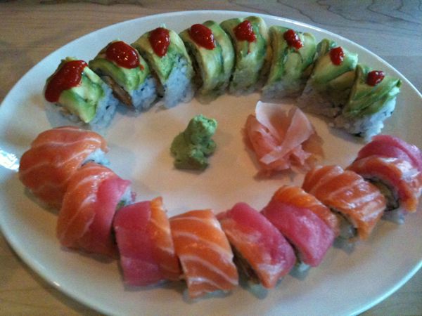 Zushi Sushi - Godzilla Rolla and Valentine Roll