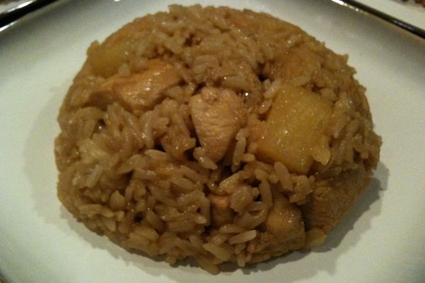 Ginger Pineapple Chicken Rice Bowl