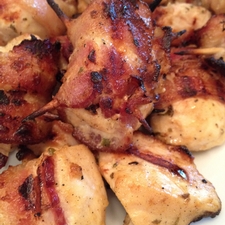 Bacon-wrapped Green Goddess Chicken