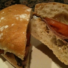 Spicy Roast Beef Ciabatta